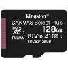 Olcsó Kingston microSD-XC 128GB Class10 UHS-I U1 A1  (100R10W) Canvas Select Plus (IT14762)